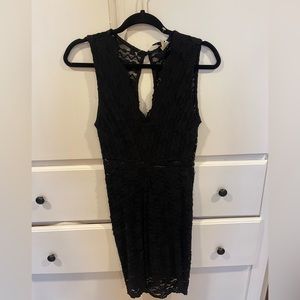 womens windsor black lace clubbing dress